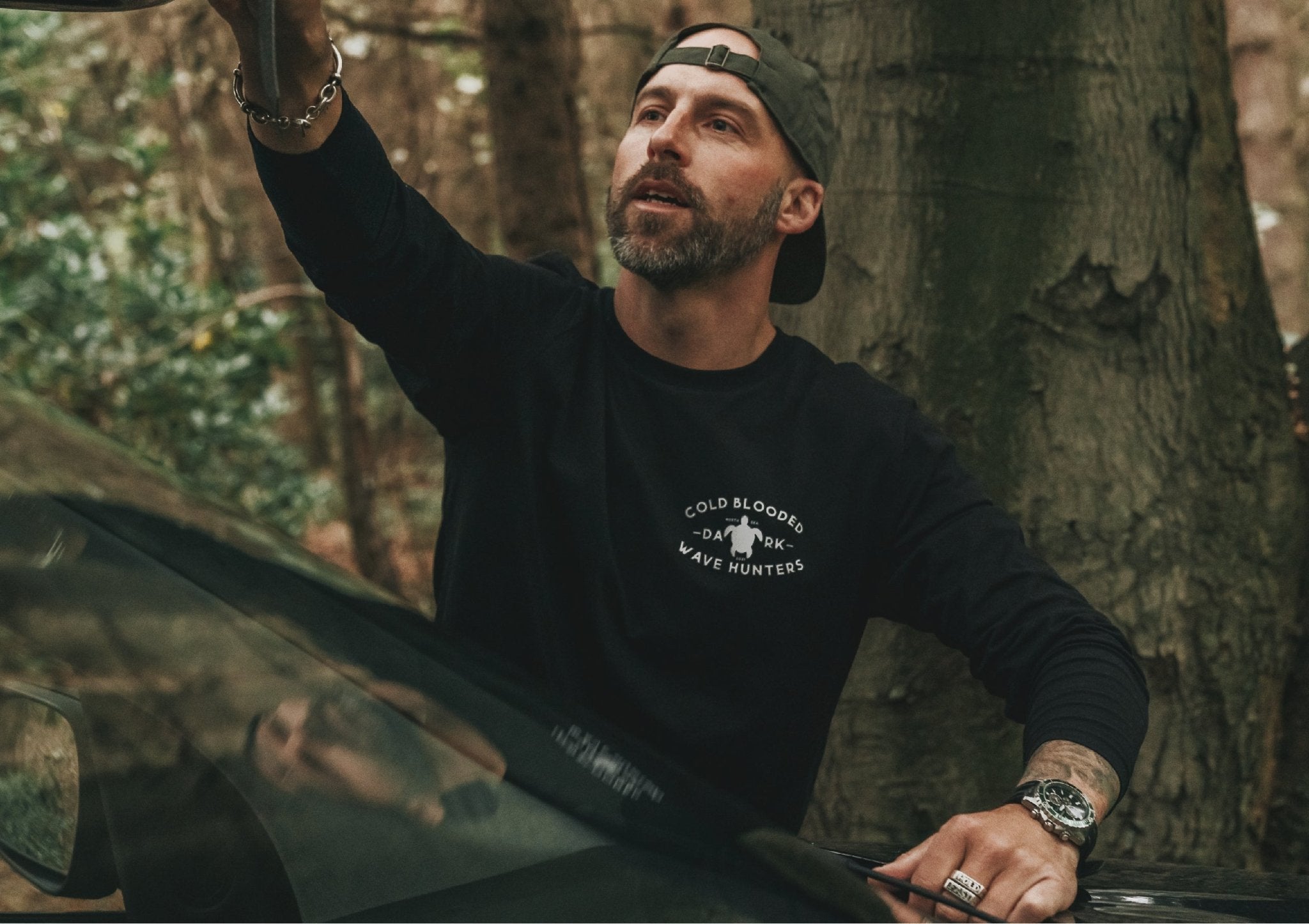 Long Sleeve Tees - Dark Turtle