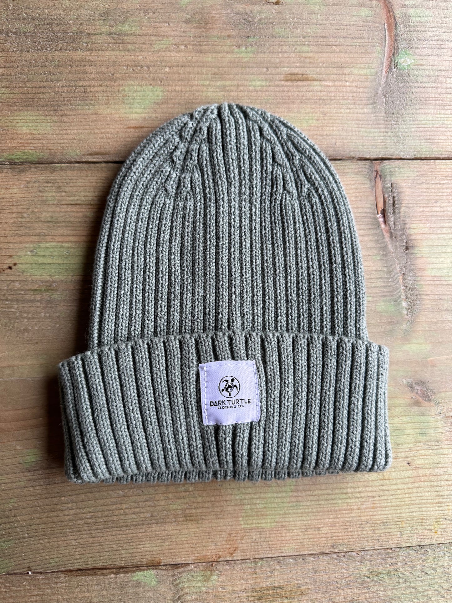 Kids Organic Charger Beanie “Sea Green”