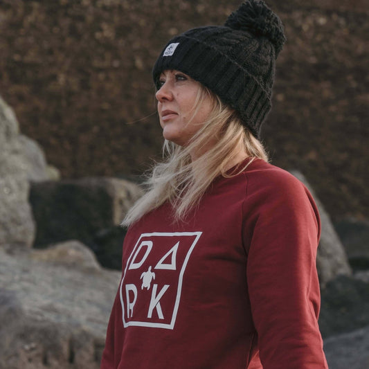 Organic “Quad Fin” Sweatshirt - Dark Turtle Clothing