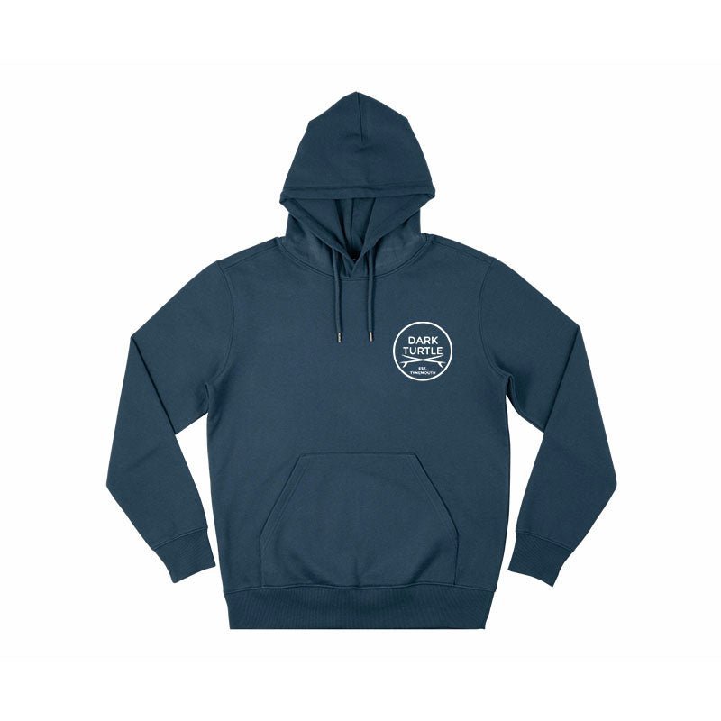 Organic “Tynemouth Crossed Boards” Hoodie - Dark Turtle Clothing