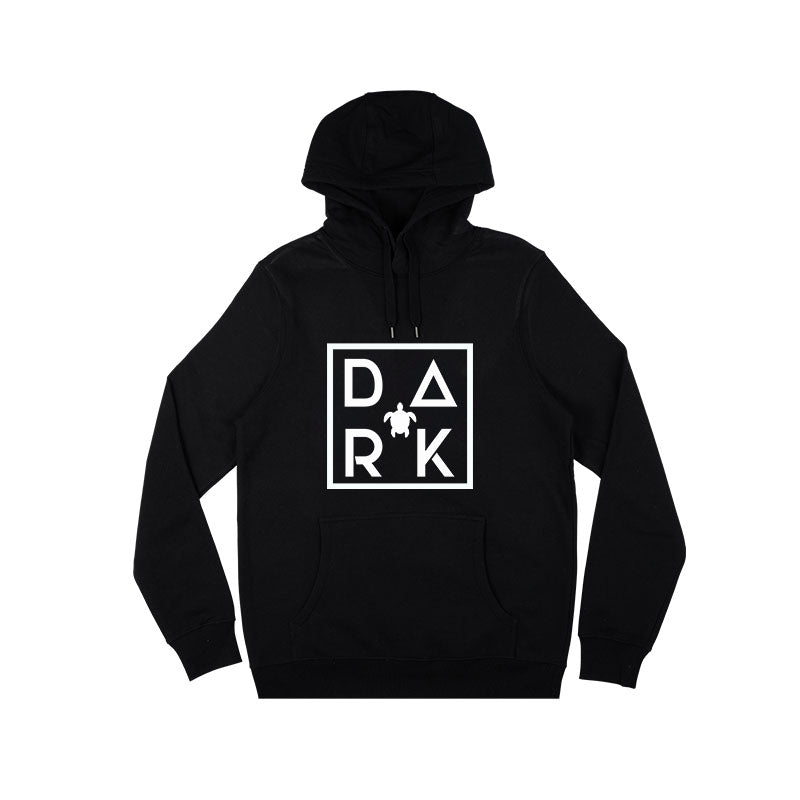 Organic “Quad Fin” Hoodie - Dark Turtle
