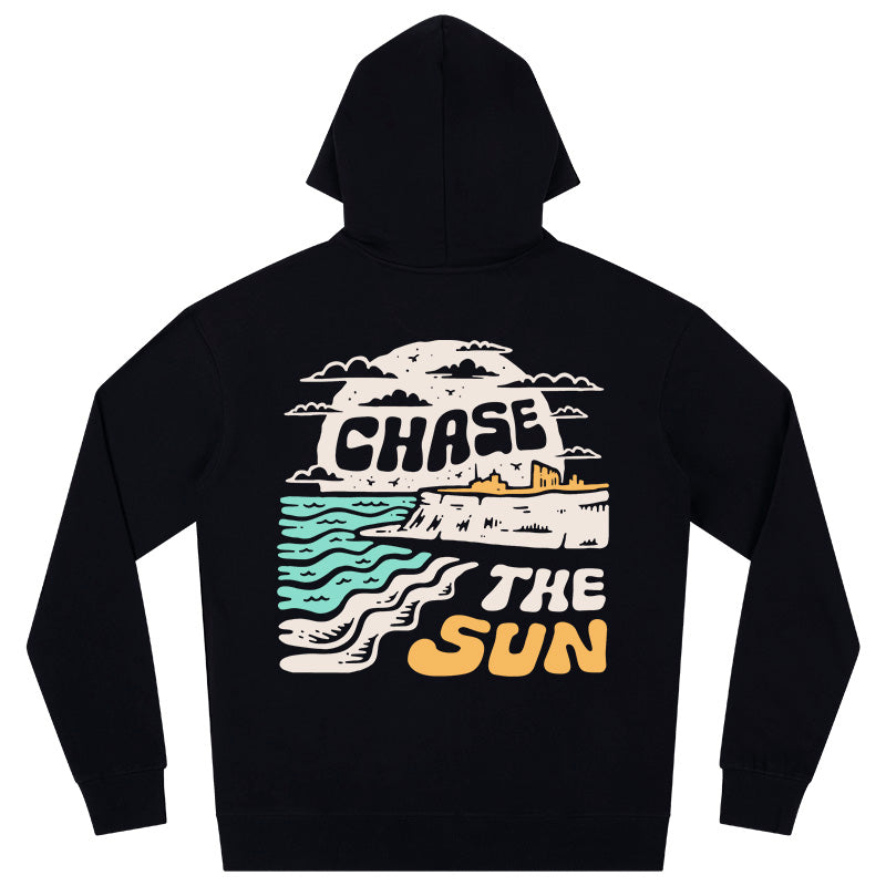 Organic “Chase the Sun” Zip Hoodie