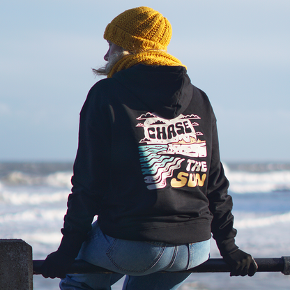 Organic “Chase the Sun” Zip Hoodie