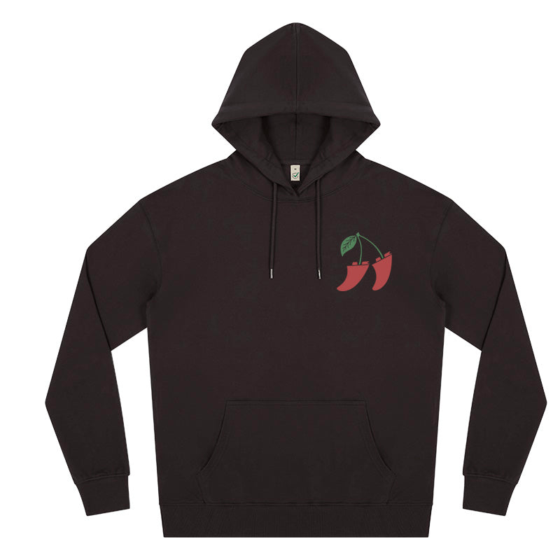 Organic “Cherry Bomb” Hoodie