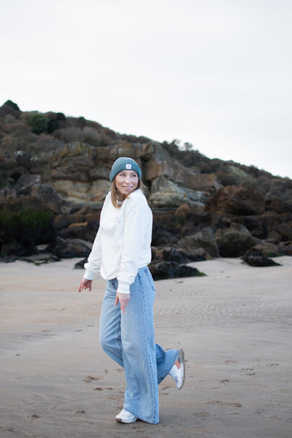 Organic “Beach Life” Crewneck