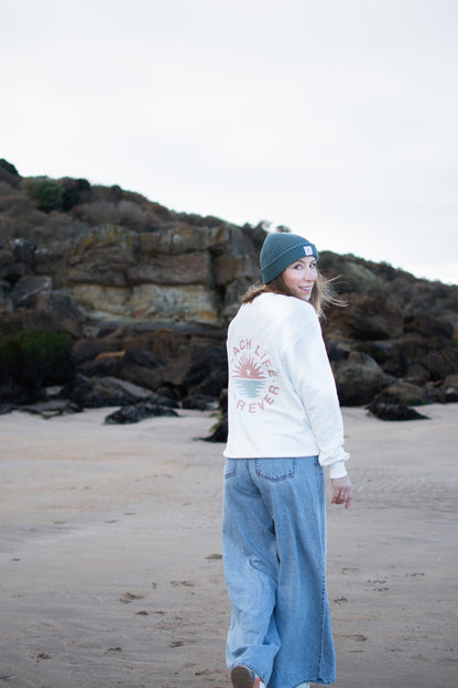 Organic “Beach Life” Crewneck