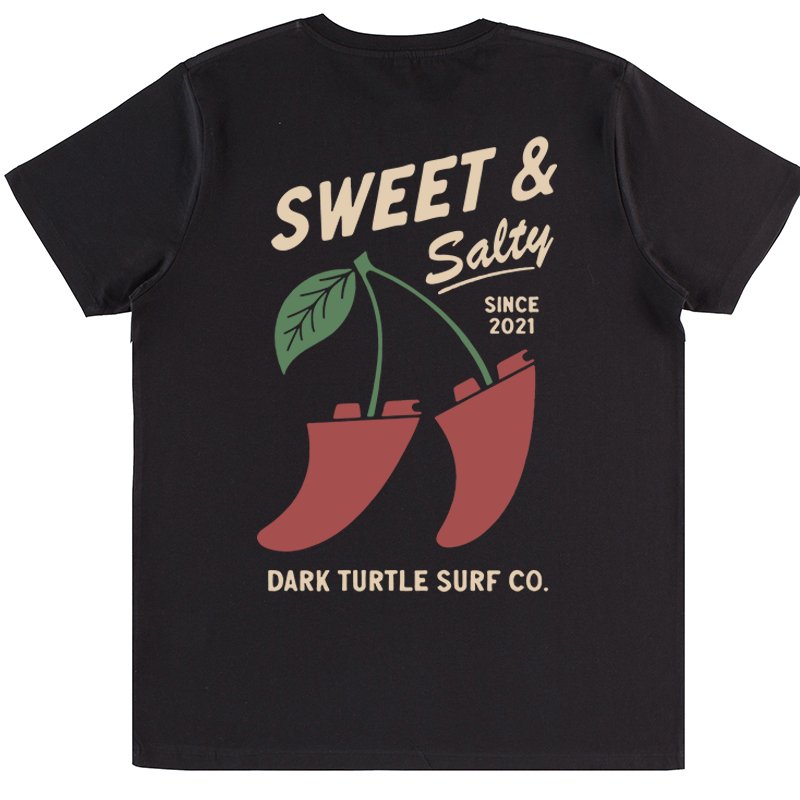 Organic “Cherry Bomb” Tee - Dark Turtle Clothing