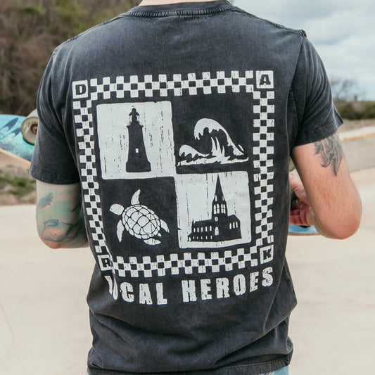 Organic “Local Heroes” Tee - Dark Turtle Clothing