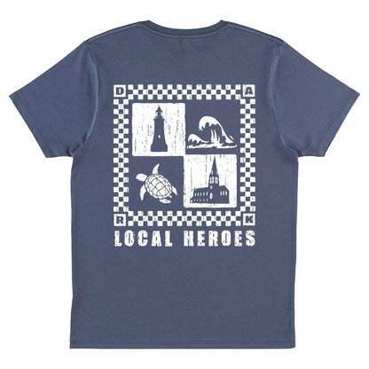 Organic “Local Heroes” Tee - Dark Turtle Clothing