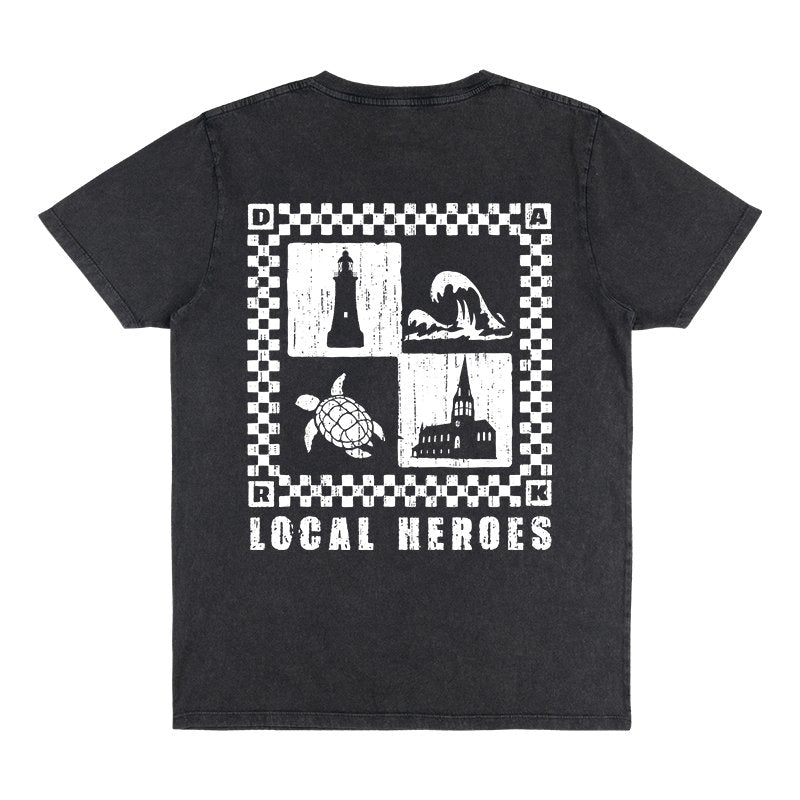 Organic “Local Heroes” Tee - Dark Turtle Clothing