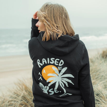 Organic “Raised by the Sea” Hoodie - Dark Turtle Clothing