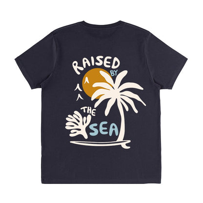 Organic “Raised by the Sea” Tee - Dark Turtle Clothing