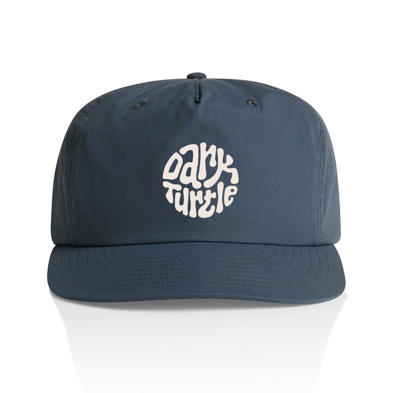 Organic “Reefbreak” Cap - Petrol Blue - Dark Turtle Clothing