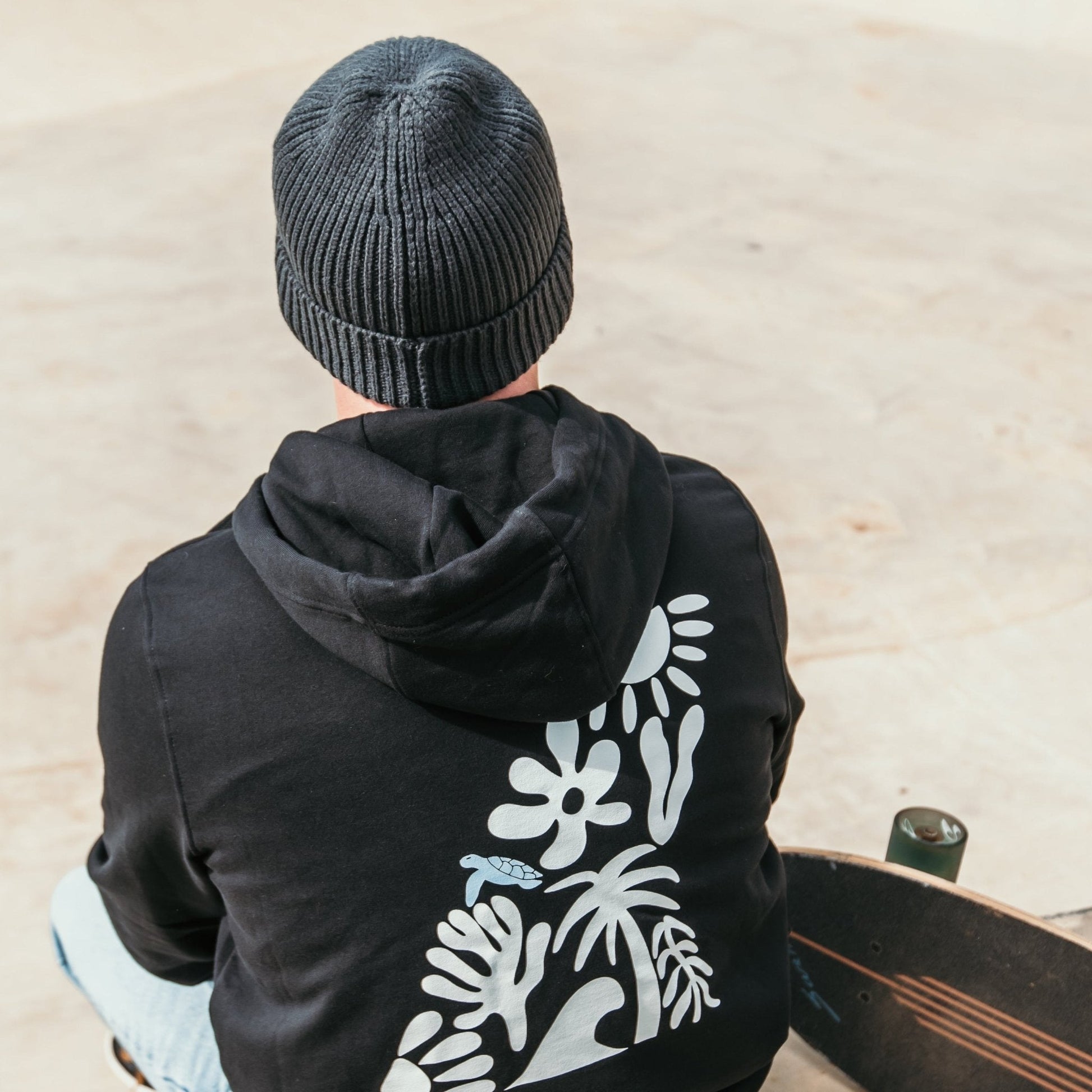 Organic “Turtle Fin” Hoodie - Dark Turtle Clothing