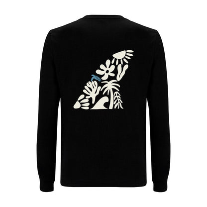 Organic “Turtle Fin” Longsleeve Tee - Dark Turtle Clothing