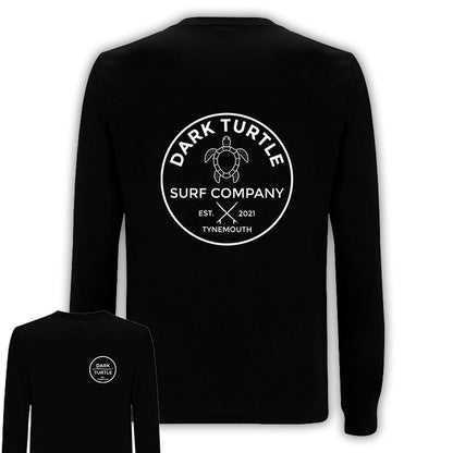 Organic “Tynemouth Wave” Longsleeve Tee - Dark Turtle Clothing