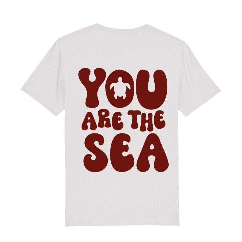 Organic “You Are The Sea” Tee - Dark Turtle Clothing
