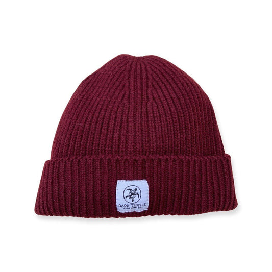 Fish Quay Trawler Beanie “Burgundy” - Dark Turtle